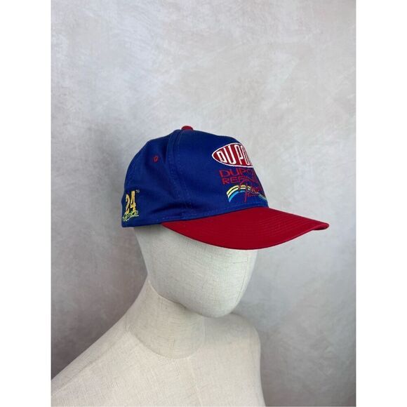 Vintage 1990s Jeff Gordon Nascar Hat Racing Ballcap SnapBack - Picture 1 of 9